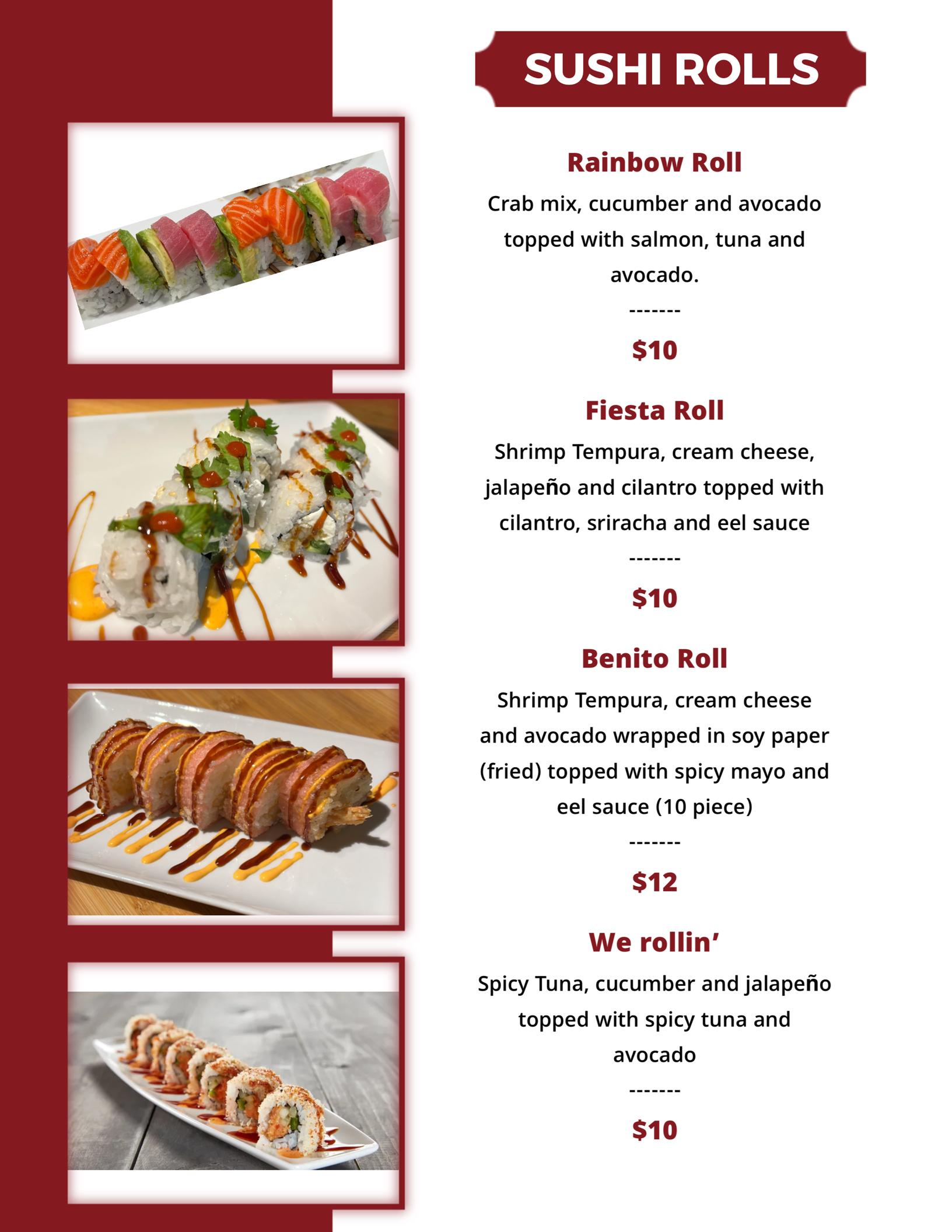 QR menu generated by lisi menu maker app.