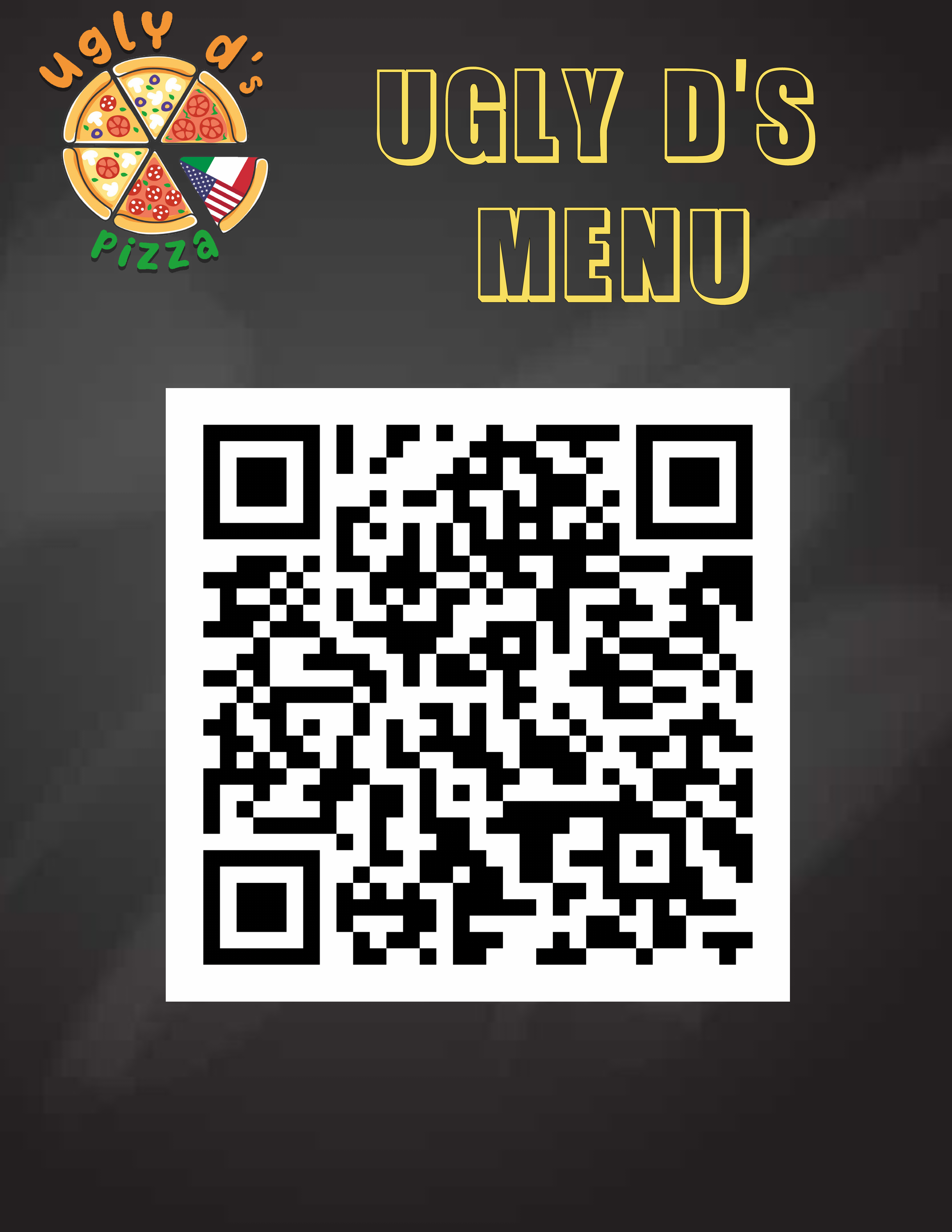 QR menu generated by lisi menu maker app.