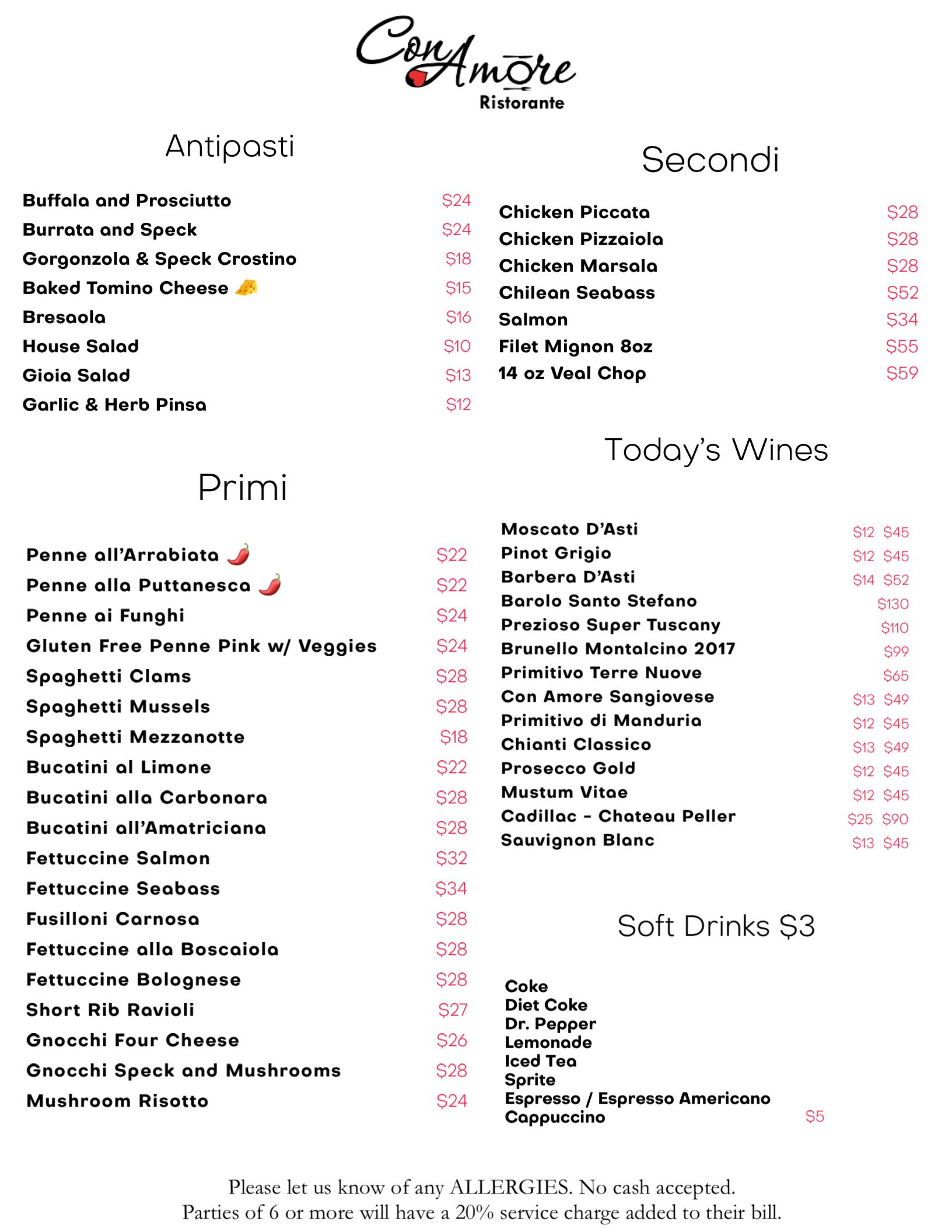 QR menu generated by lisi menu maker app.