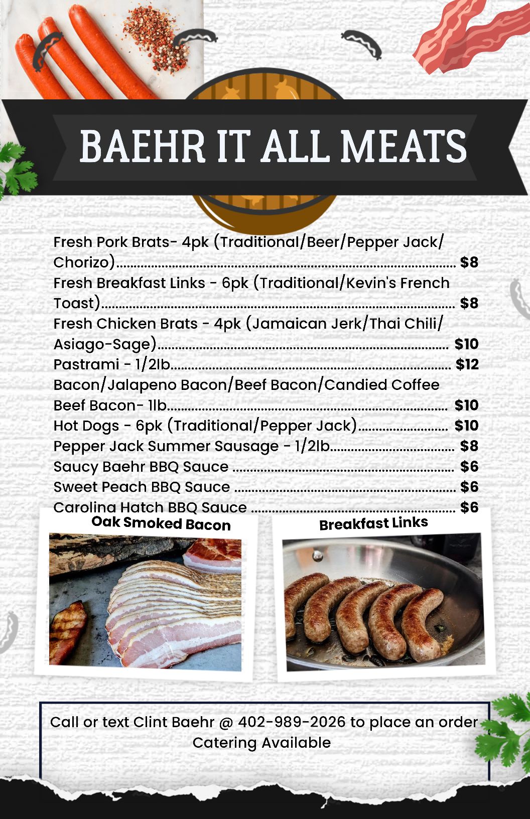 QR menu generated by lisi menu maker app.