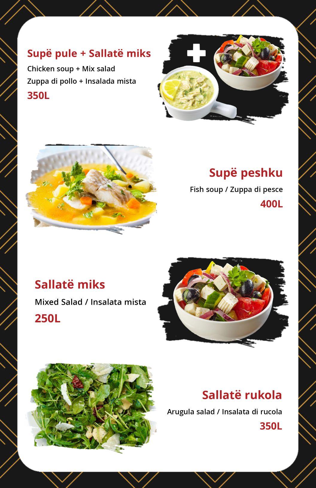QR menu generated by lisi menu maker app.