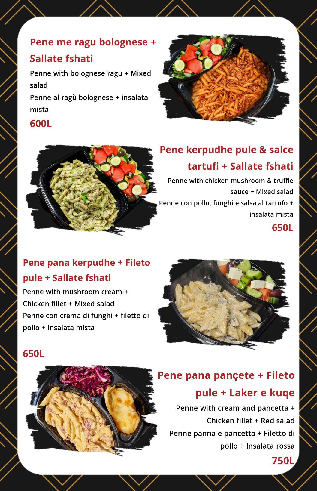 QR menu generated by lisi menu maker app.