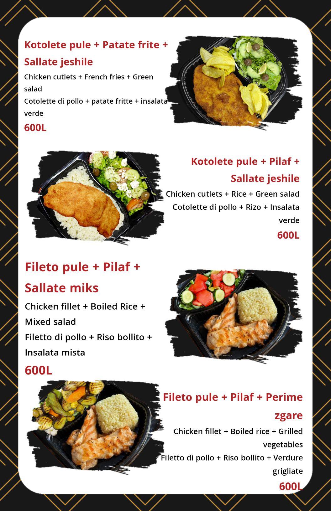 QR menu generated by lisi menu maker app.