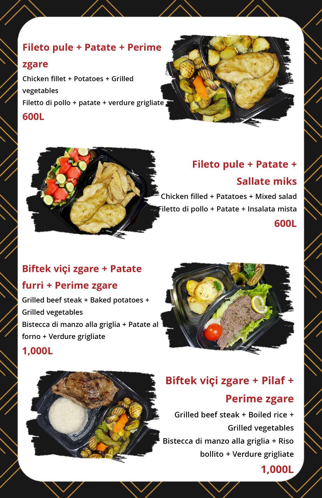 QR menu generated by lisi menu maker app.