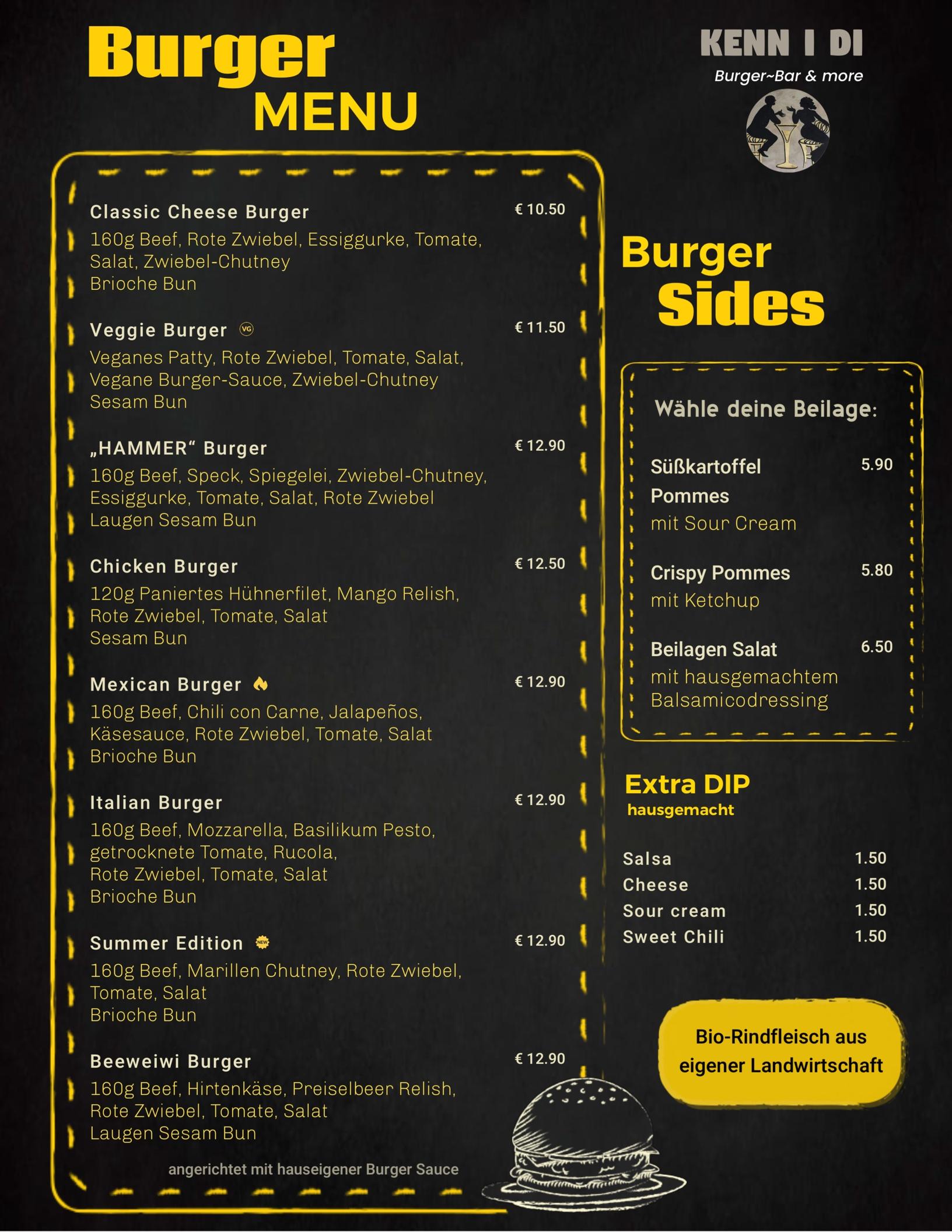 QR menu generated by lisi menu maker app.