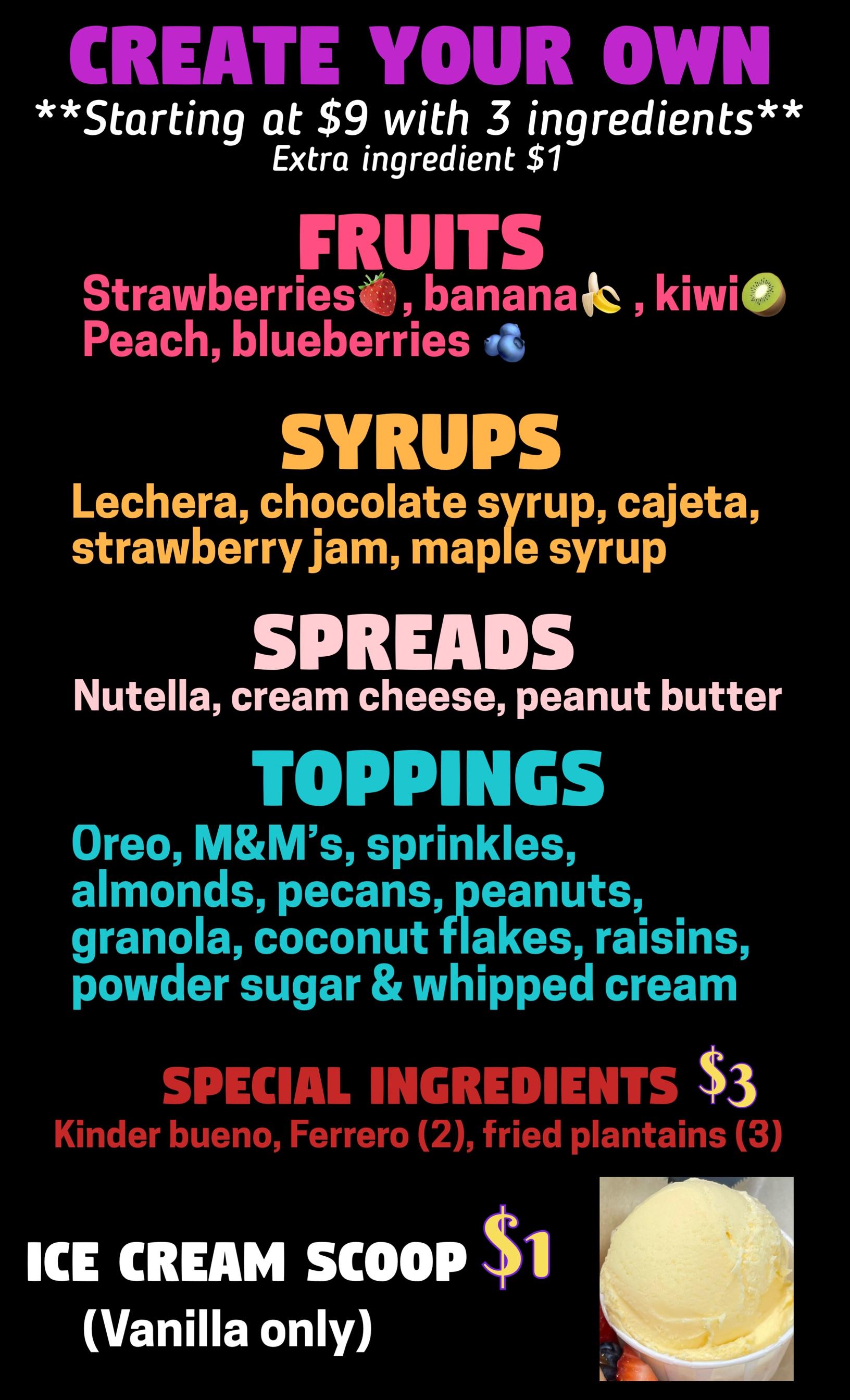 QR menu generated by lisi menu maker app.