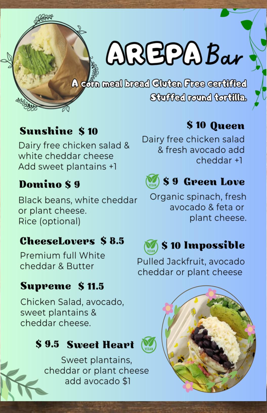 QR menu generated by lisi menu maker app.