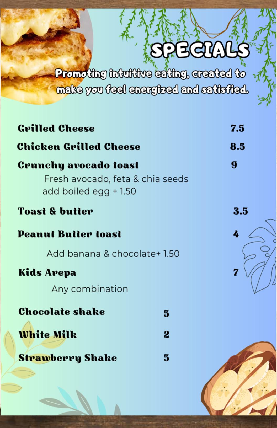 QR menu generated by lisi menu maker app.