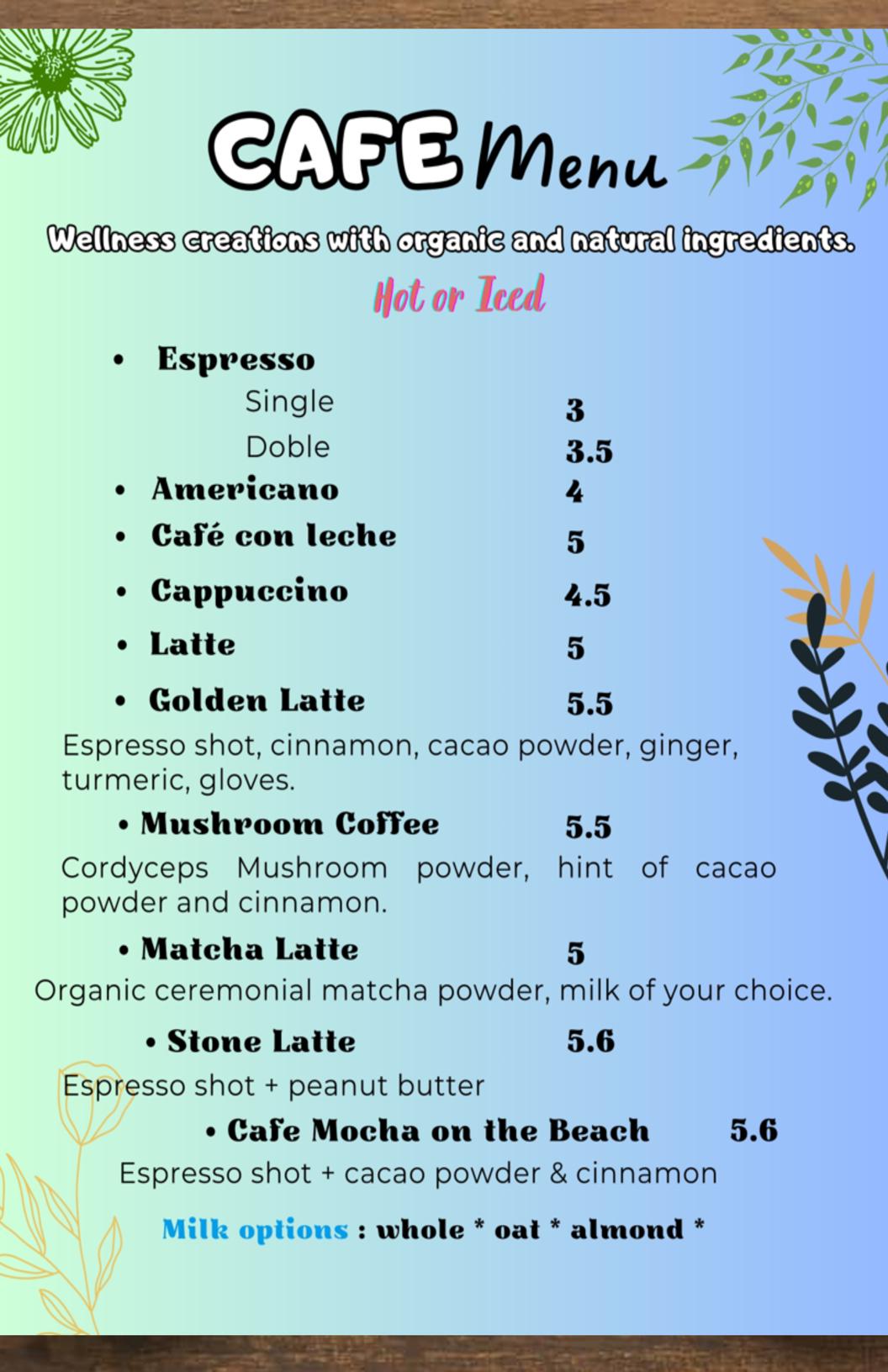 QR menu generated by lisi menu maker app.