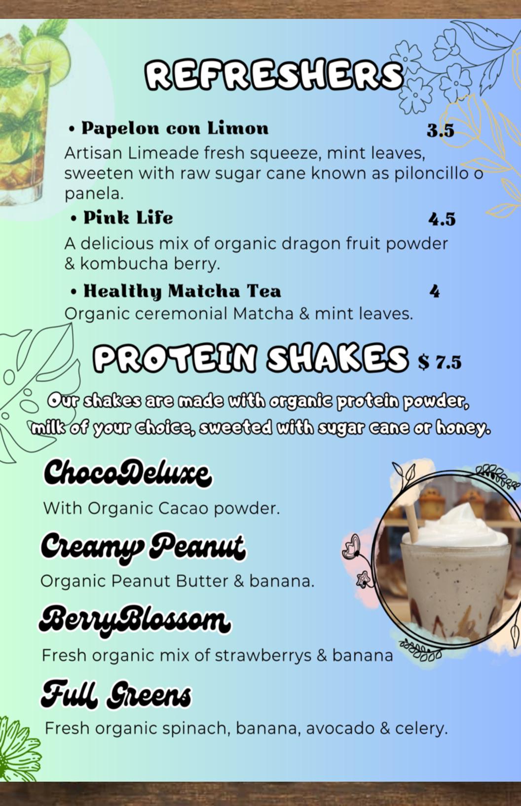 QR menu generated by lisi menu maker app.
