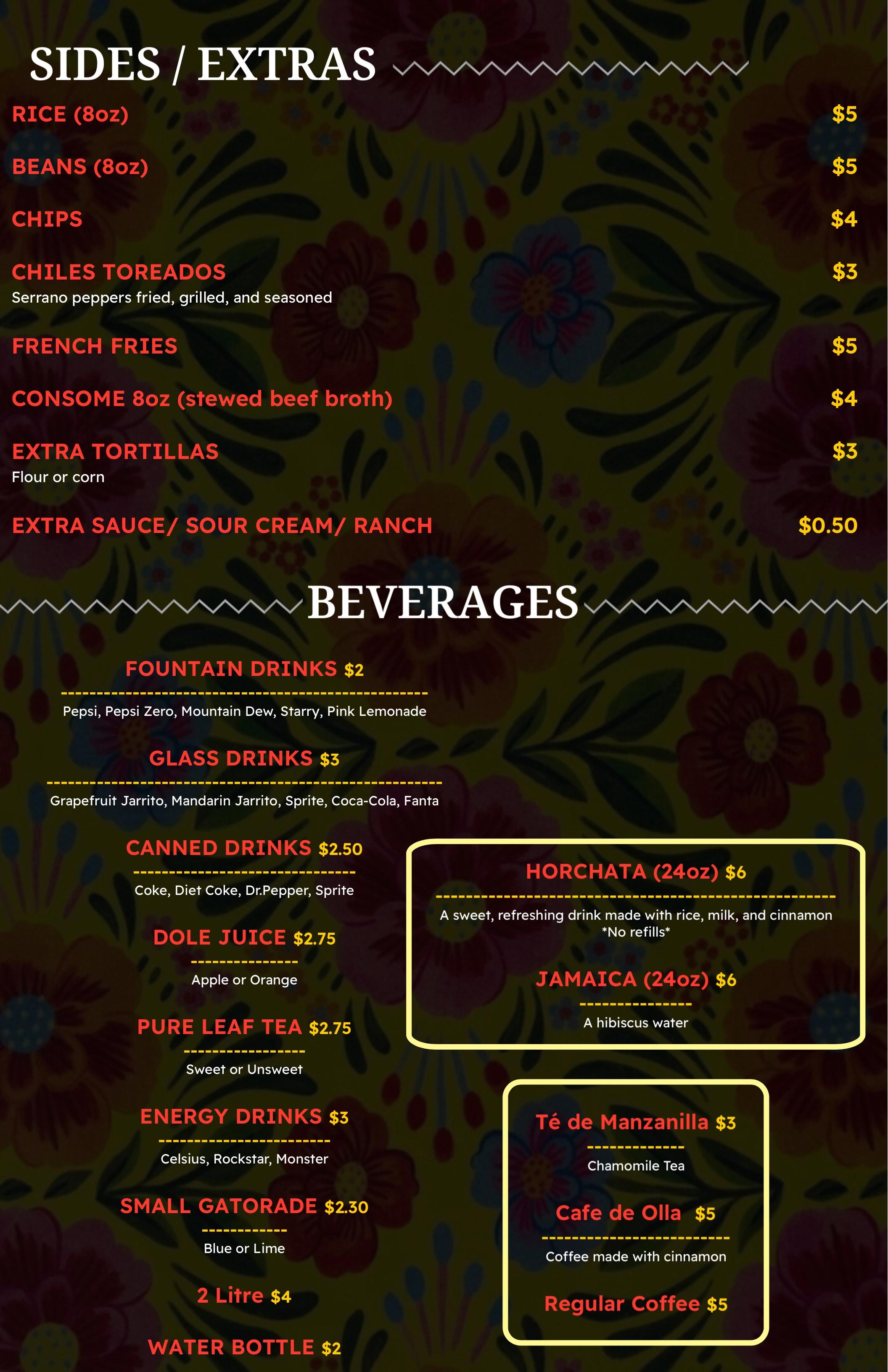 QR menu generated by lisi menu maker app.