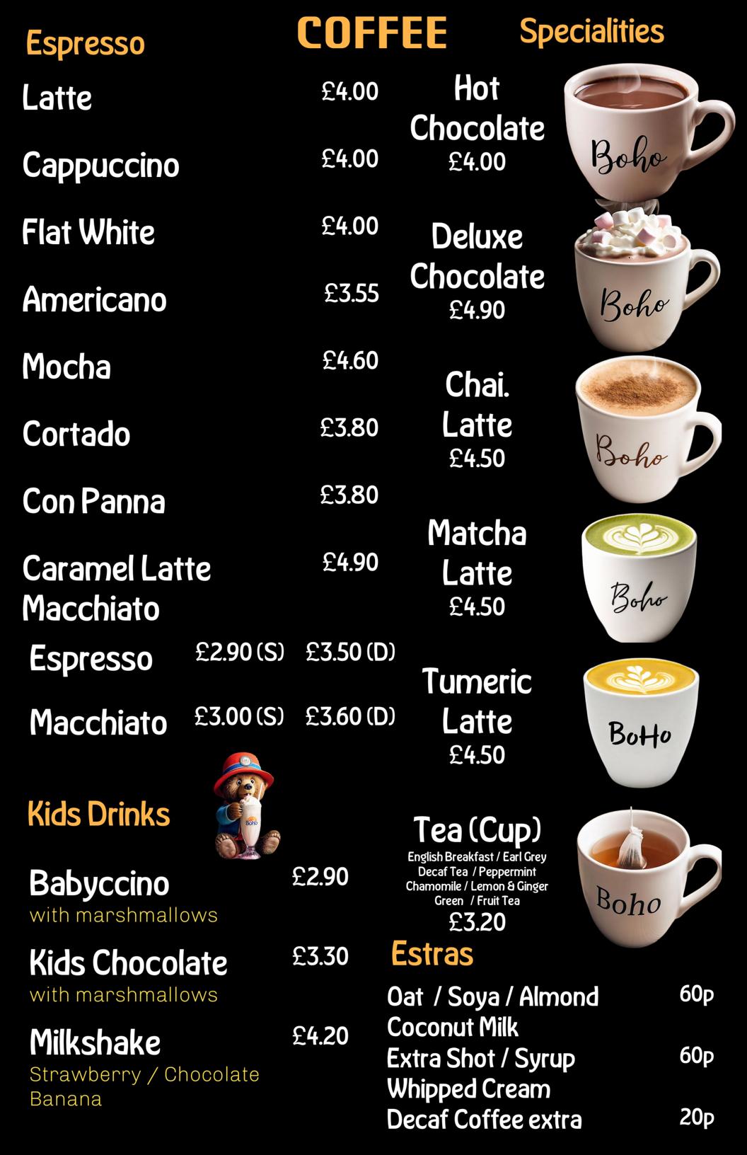 QR menu generated by lisi menu maker app.