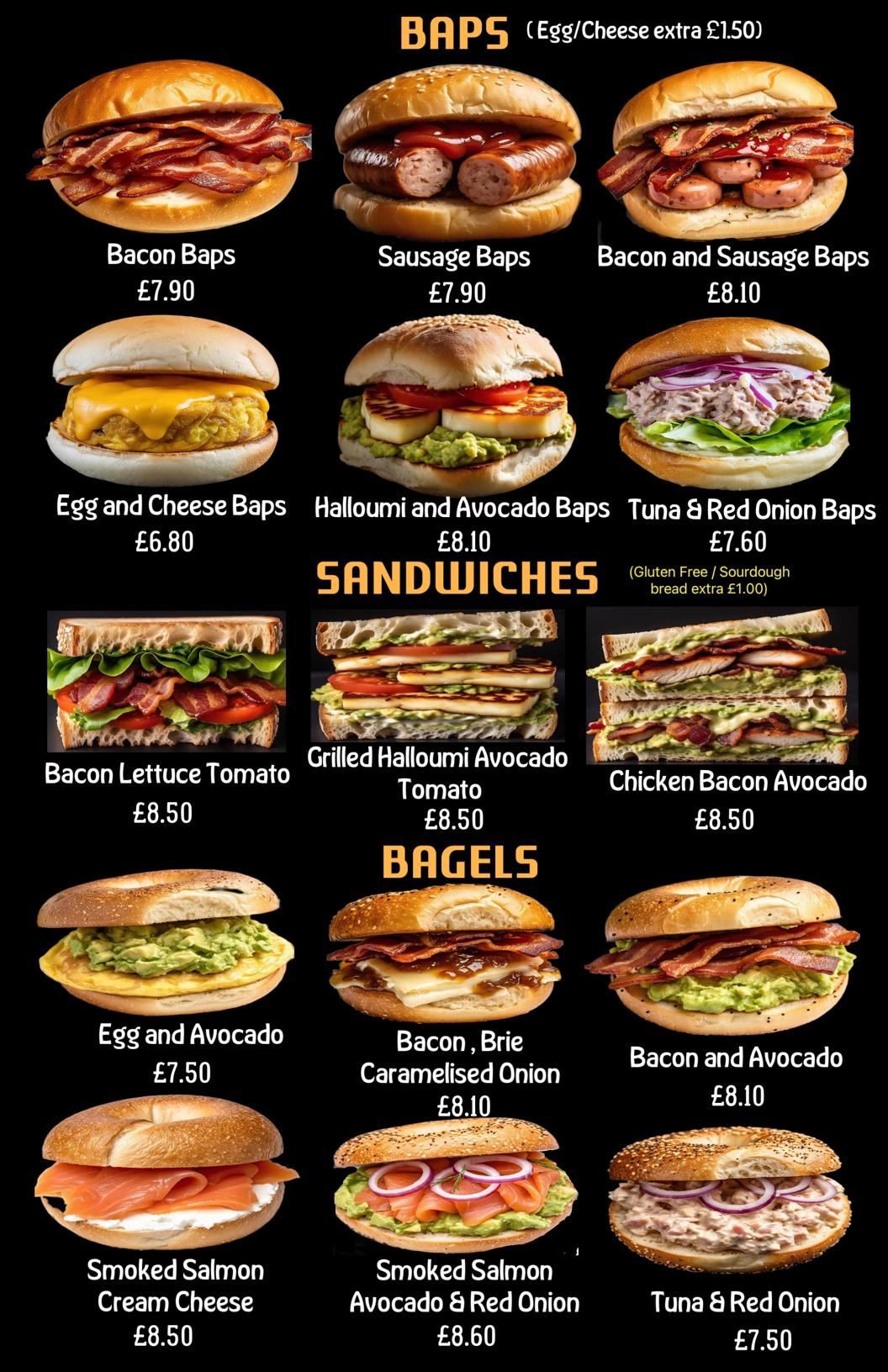 QR menu generated by lisi menu maker app.