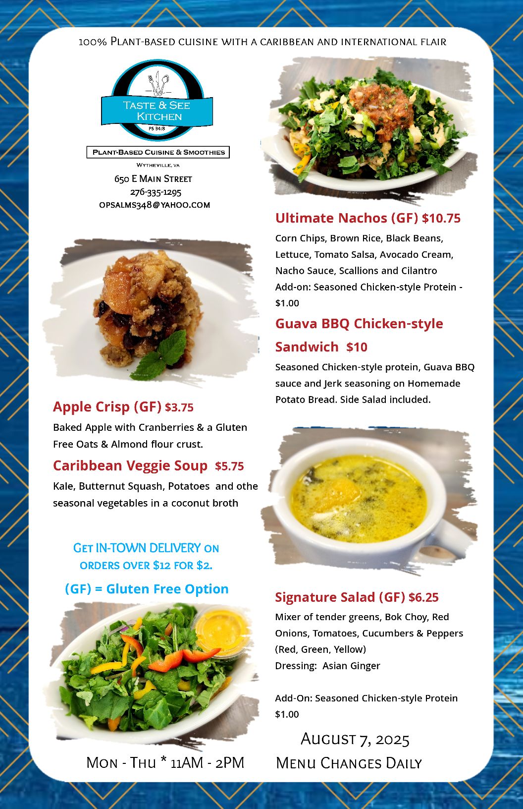 QR menu generated by lisi menu maker app.