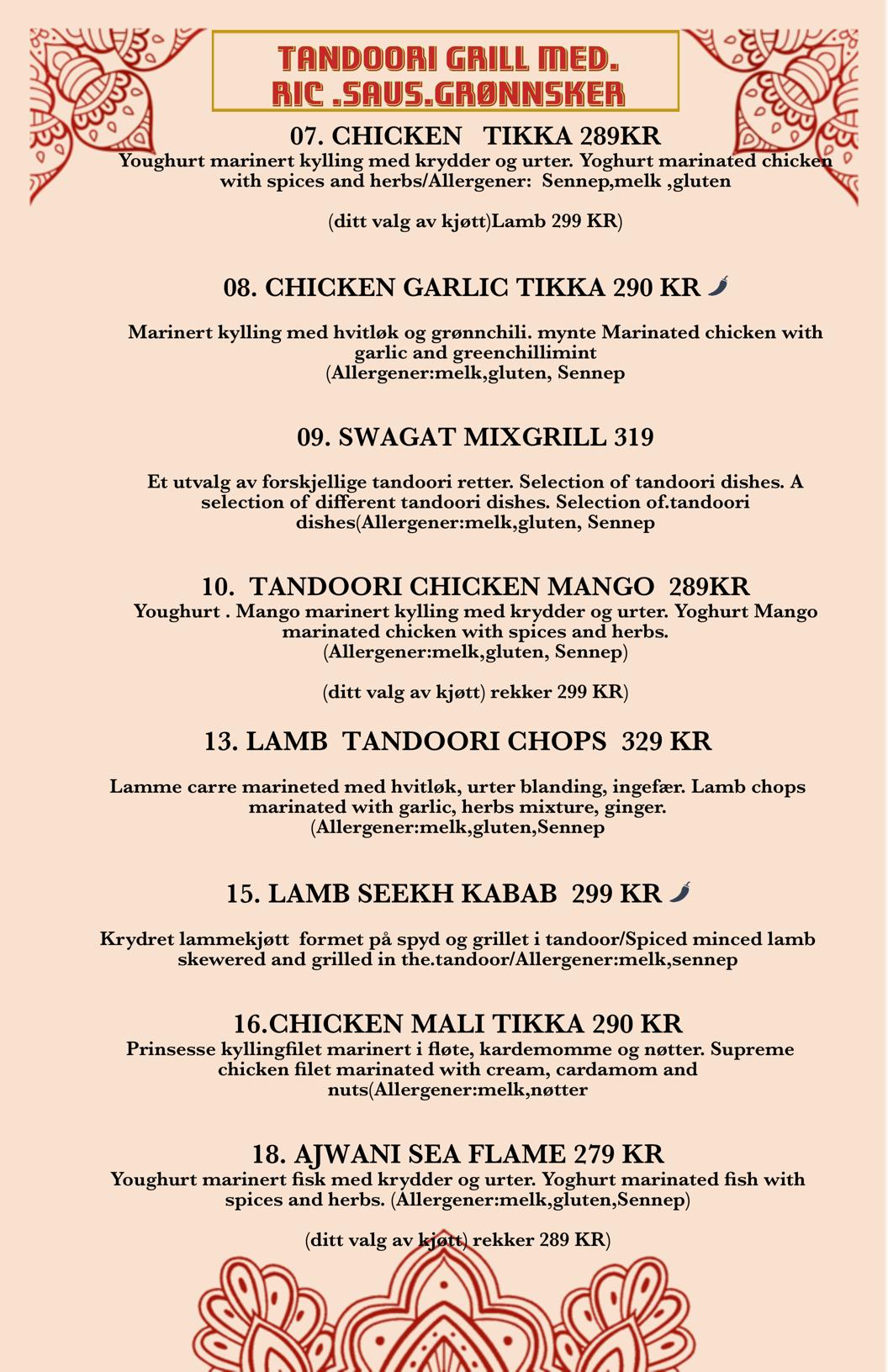QR menu generated by lisi menu maker app.