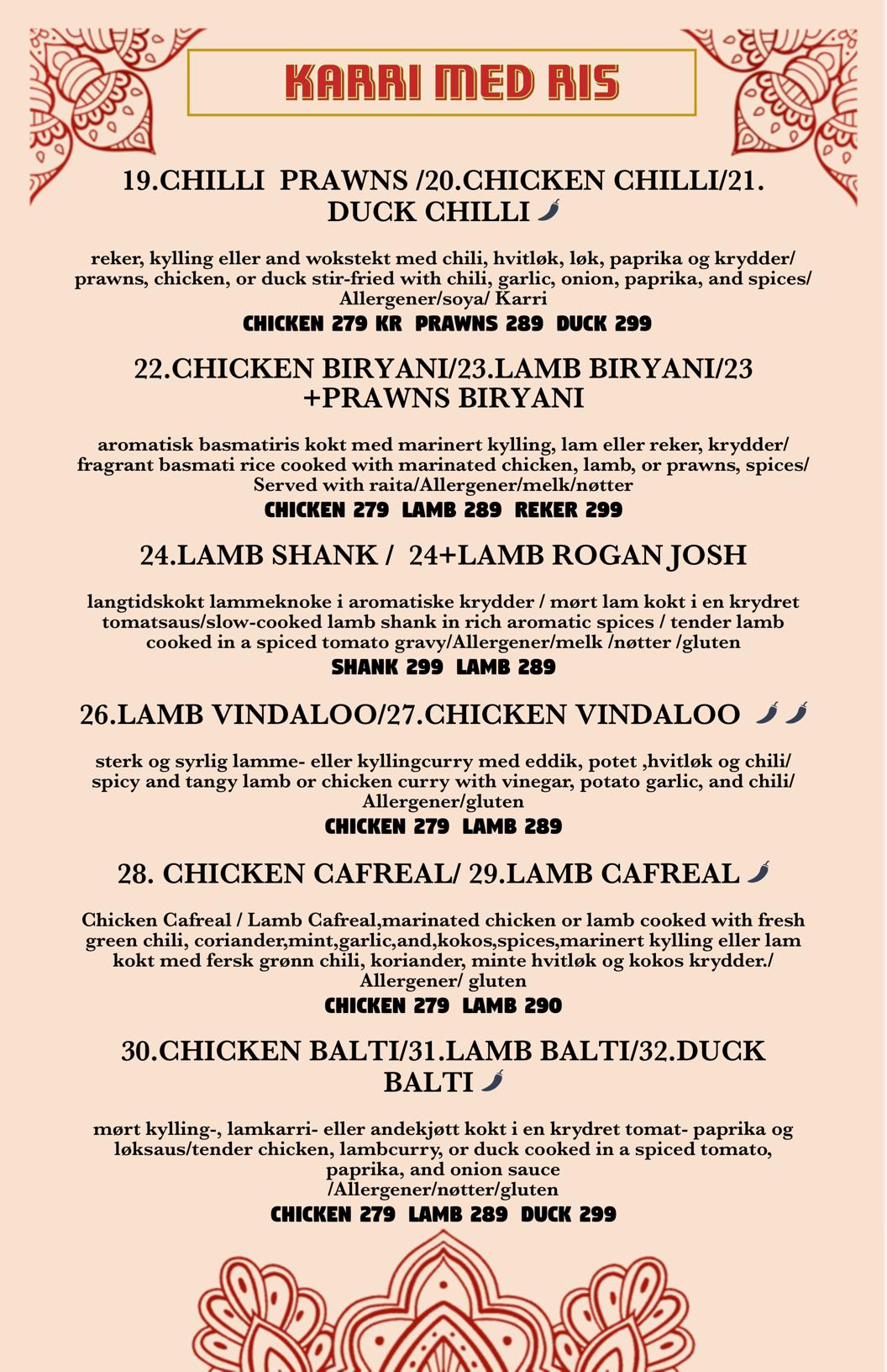 QR menu generated by lisi menu maker app.