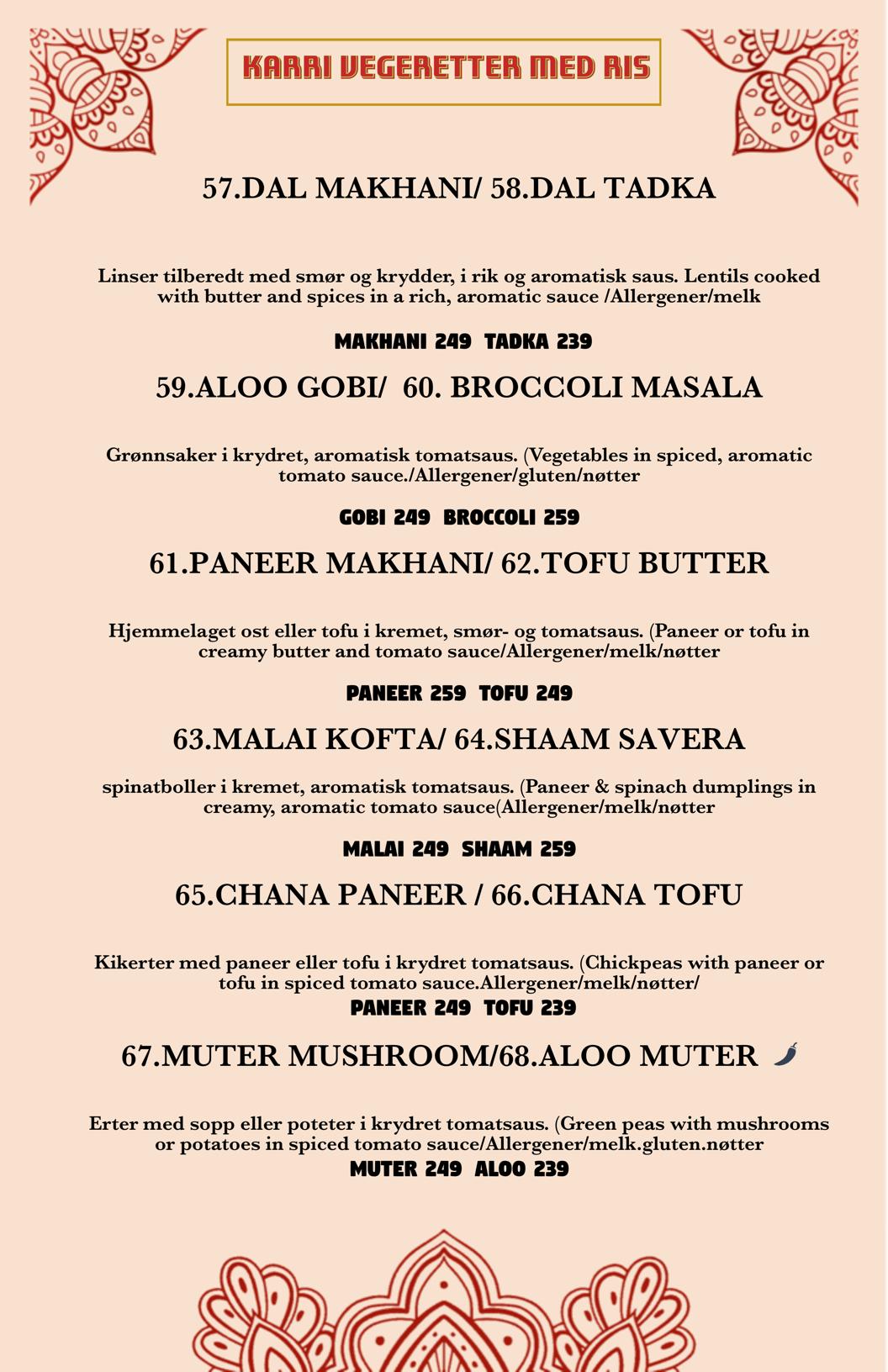 QR menu generated by lisi menu maker app.