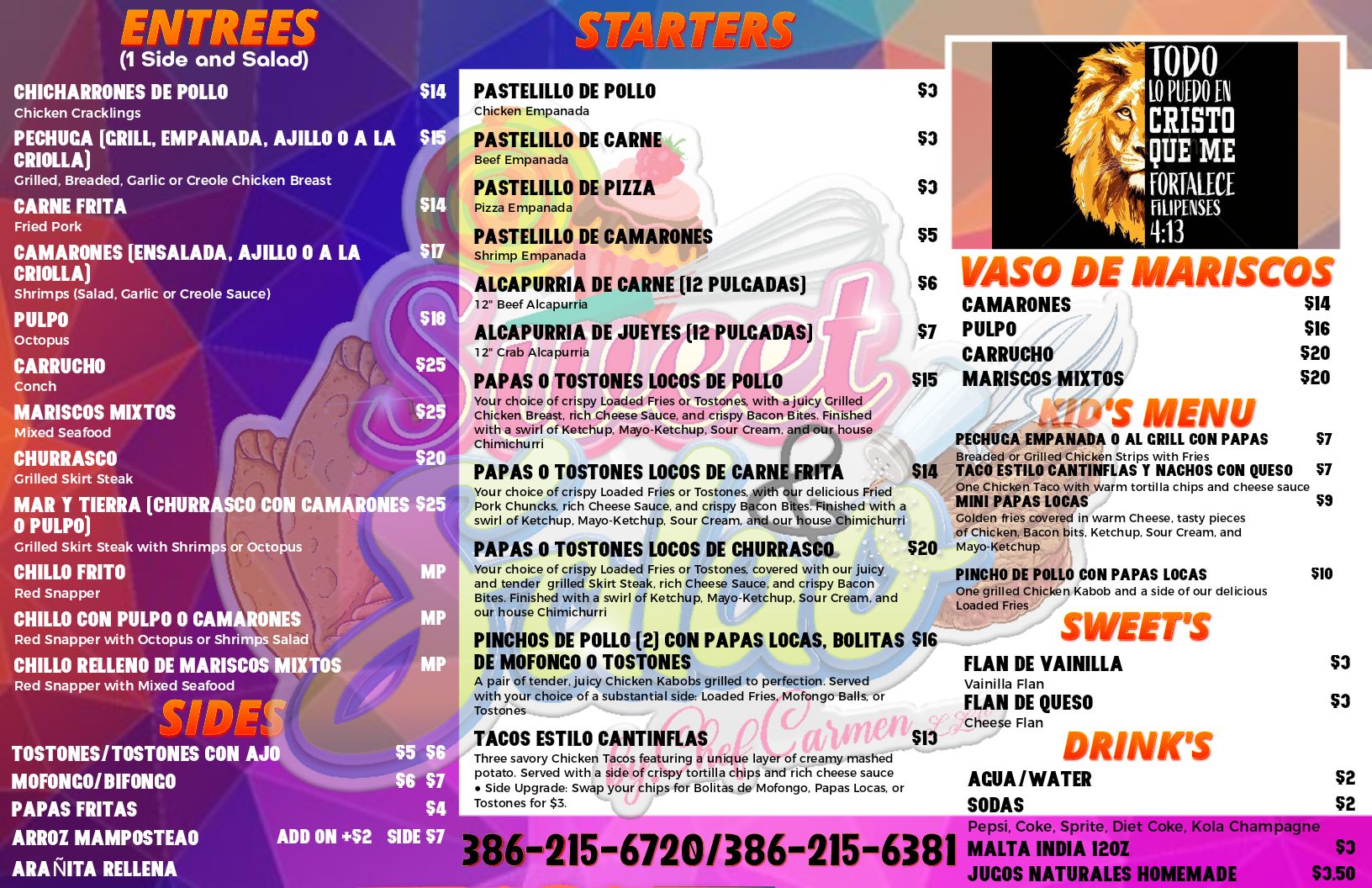 Sweet & Salao' by Chef Carmen