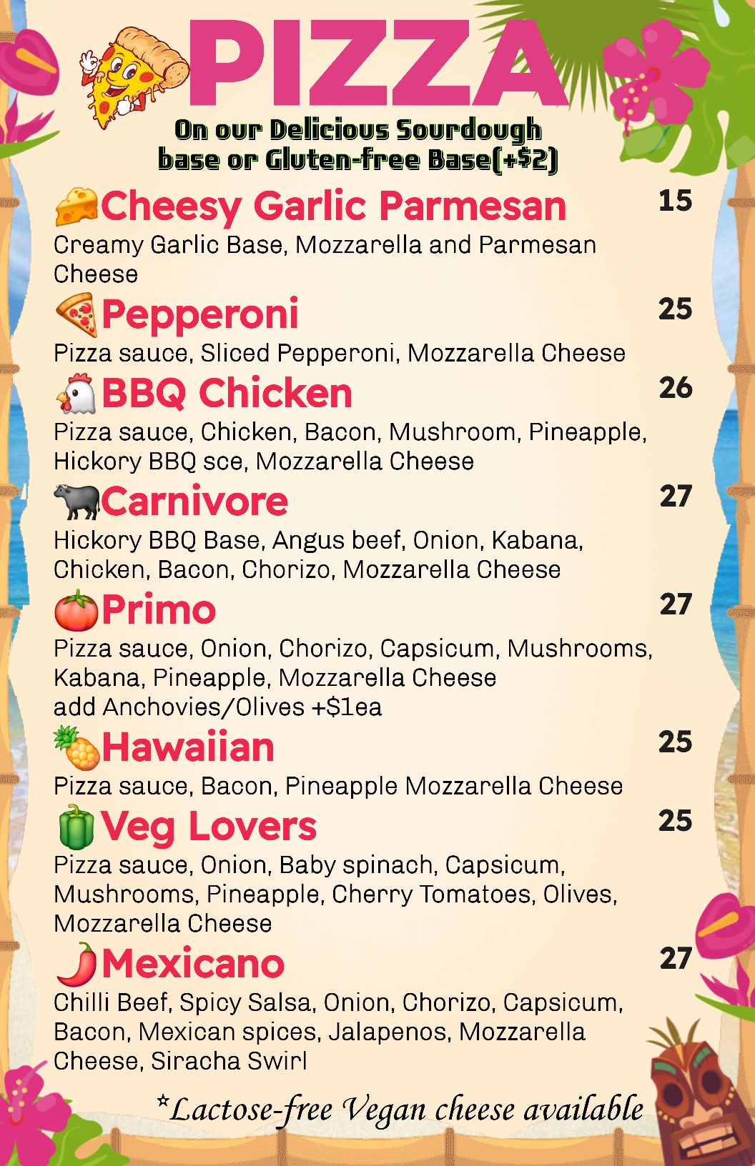 QR menu generated by lisi menu maker app.