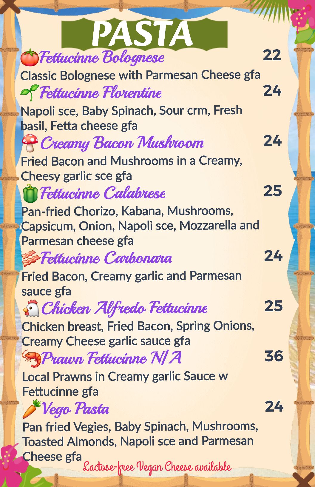 QR menu generated by lisi menu maker app.