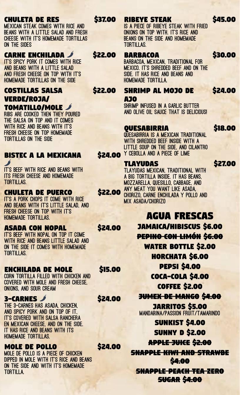 QR menu generated by lisi menu maker app.