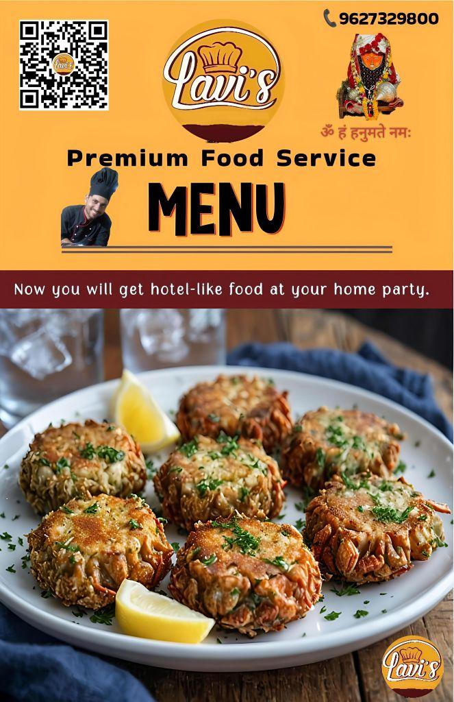 QR menu generated by lisi menu maker app.