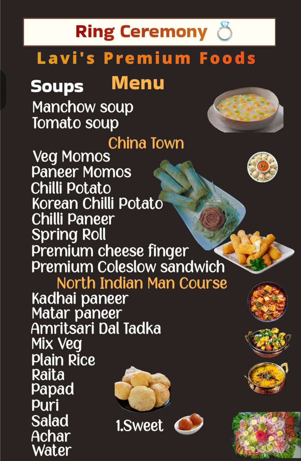 QR menu generated by lisi menu maker app.