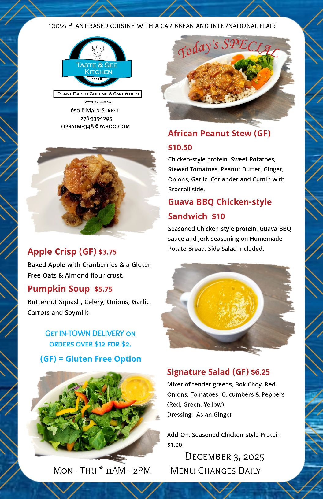 QR menu generated by lisi menu maker app.