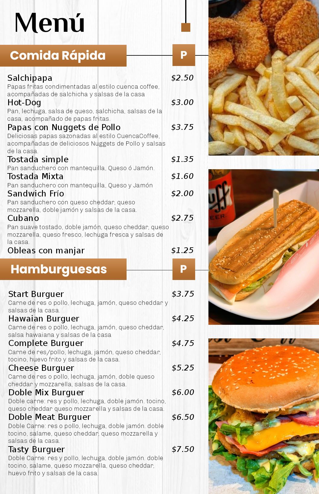 QR menu generated by lisi menu maker app.