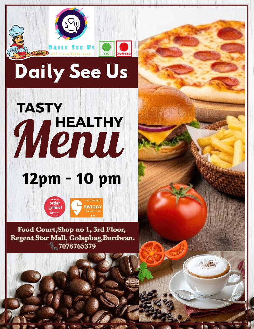 QR menu generated by lisi menu maker app.