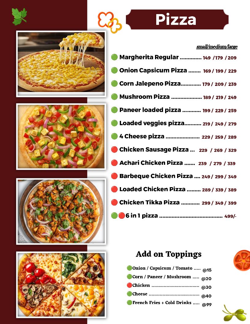 QR menu generated by lisi menu maker app.