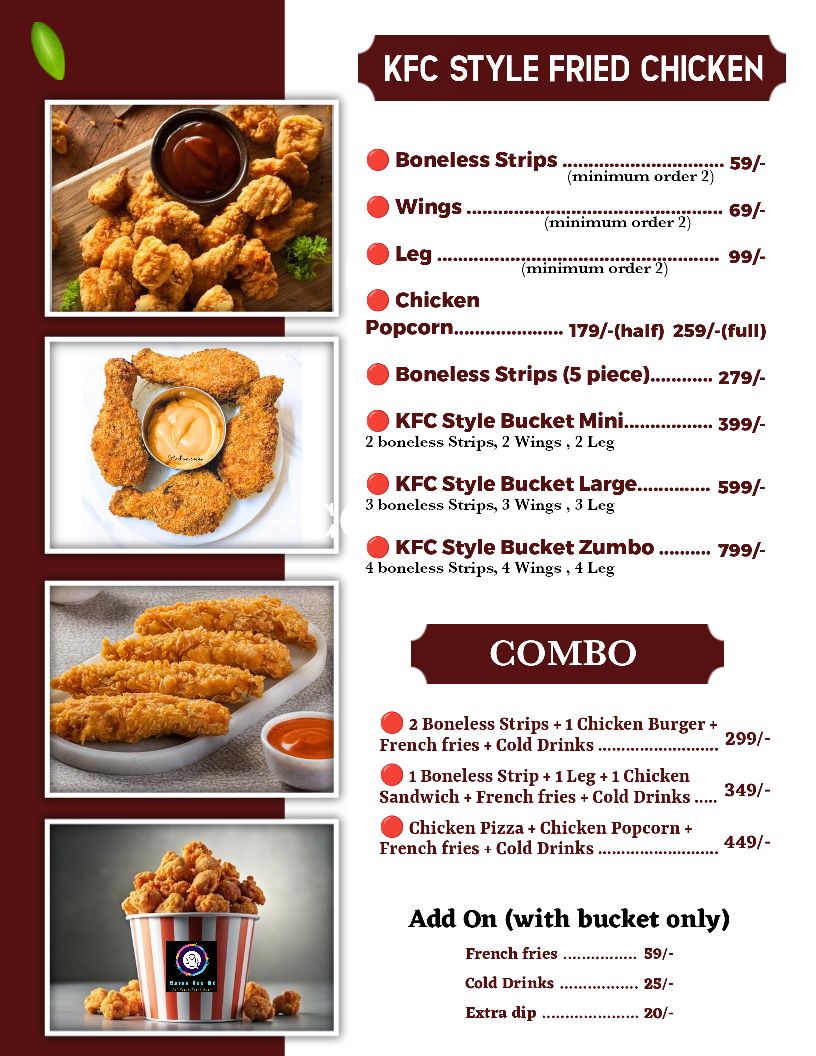 QR menu generated by lisi menu maker app.