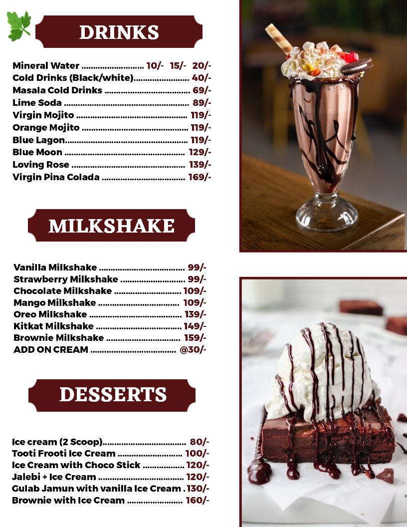 QR menu generated by lisi menu maker app.