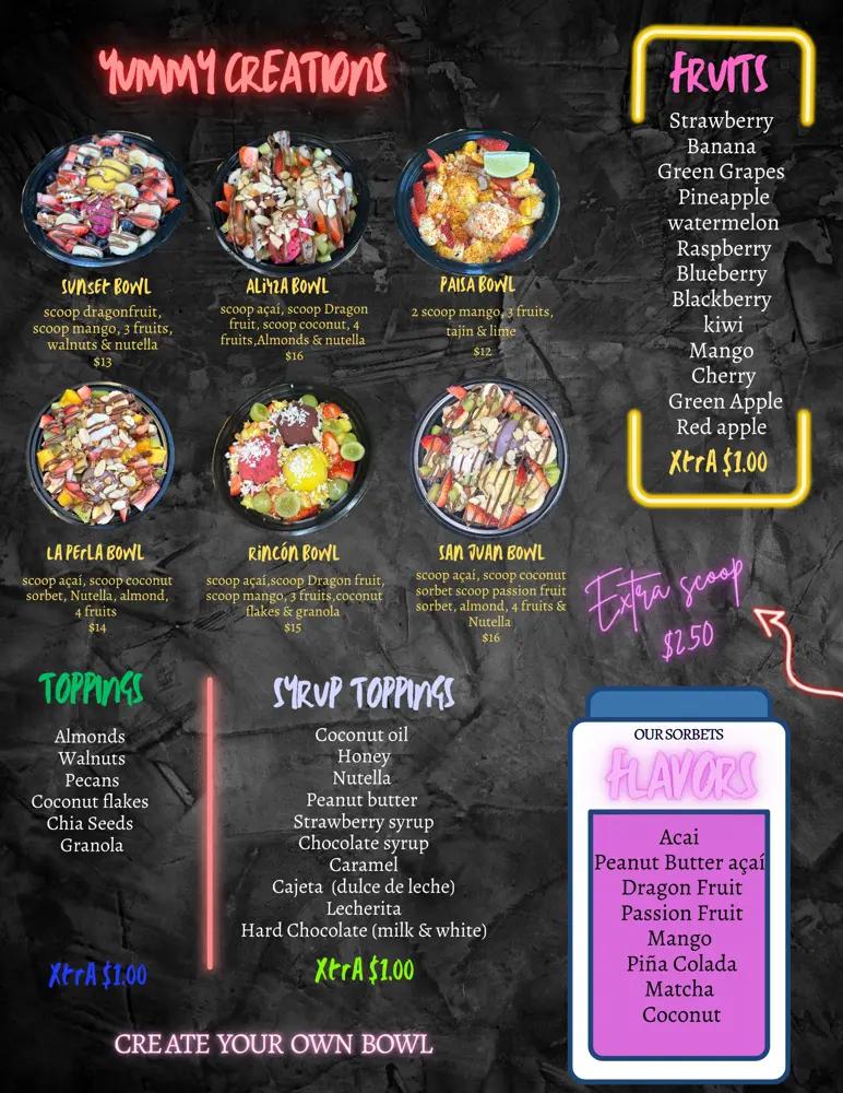 QR menu generated by lisi menu maker app.