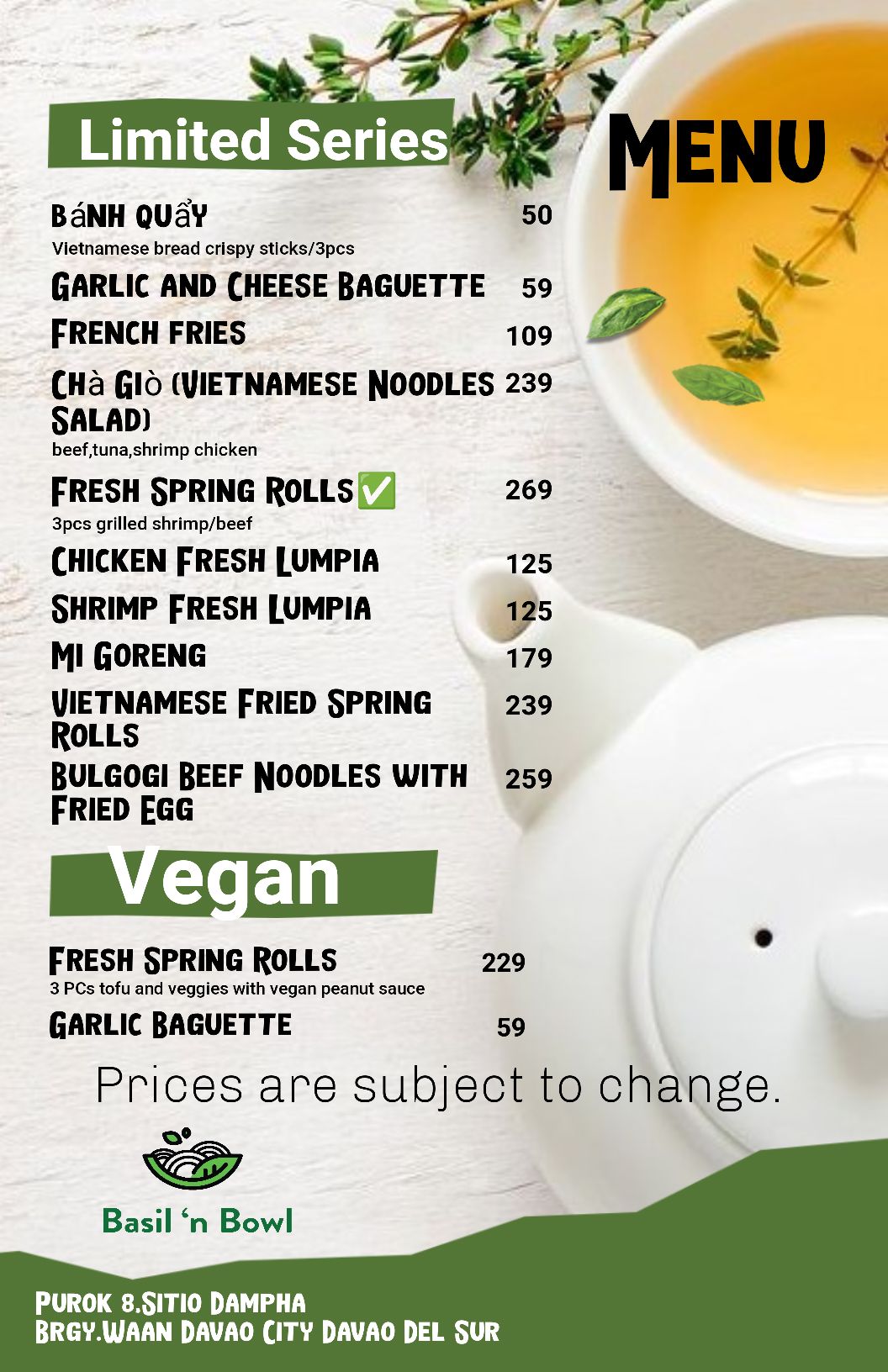 QR menu generated by lisi menu maker app.