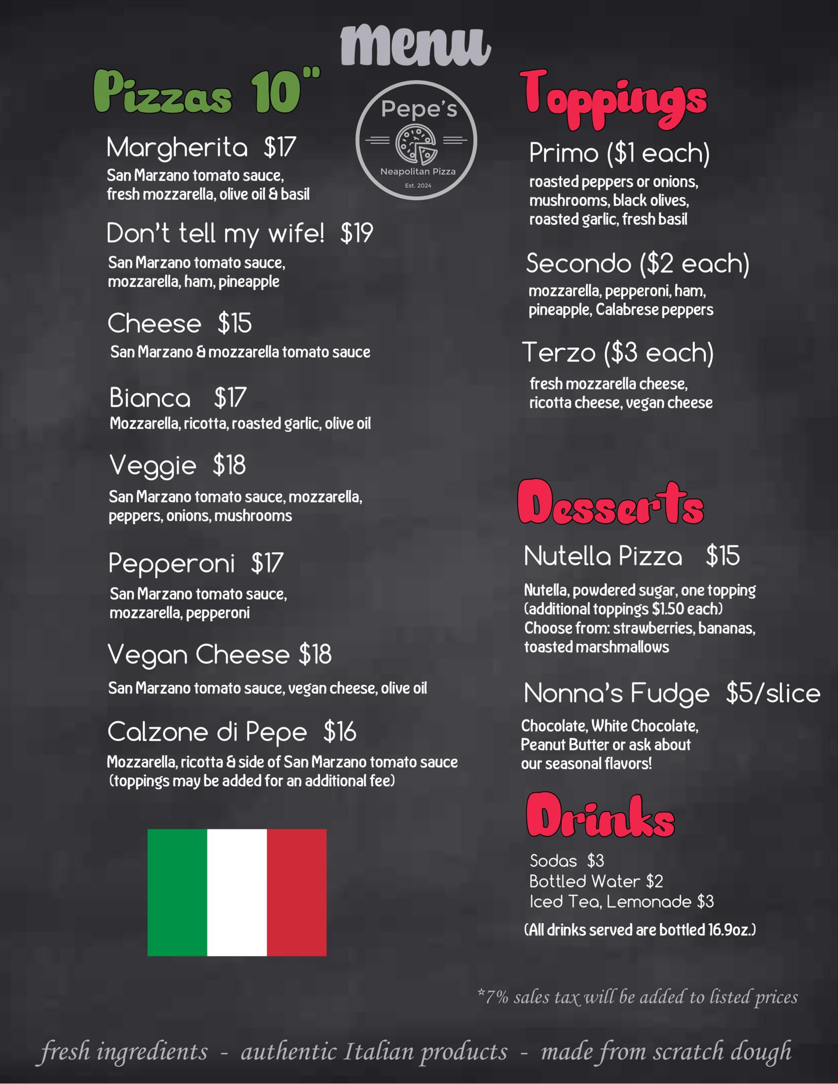 QR menu generated by lisi menu maker app.