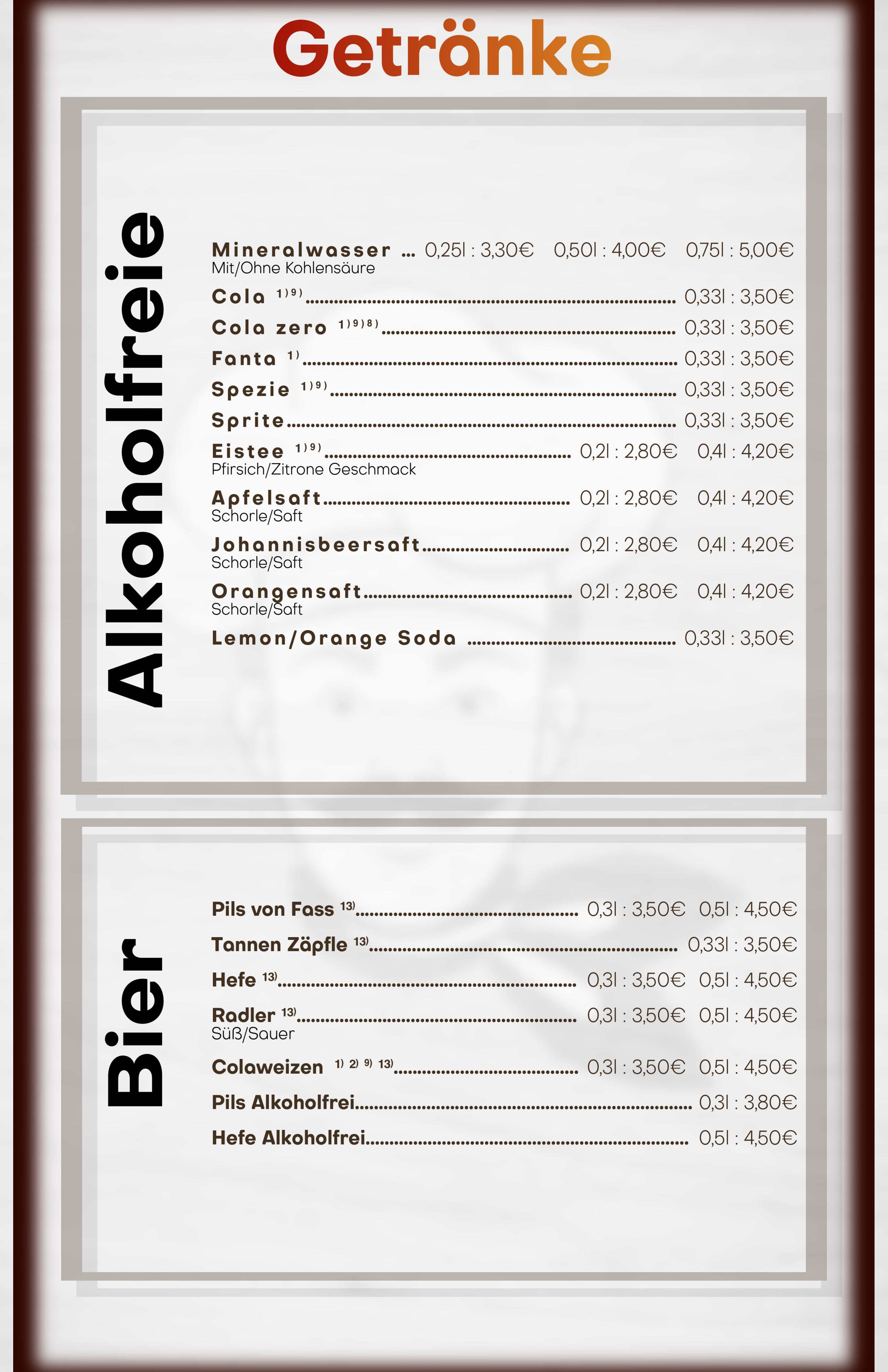 QR menu generated by lisi menu maker app.