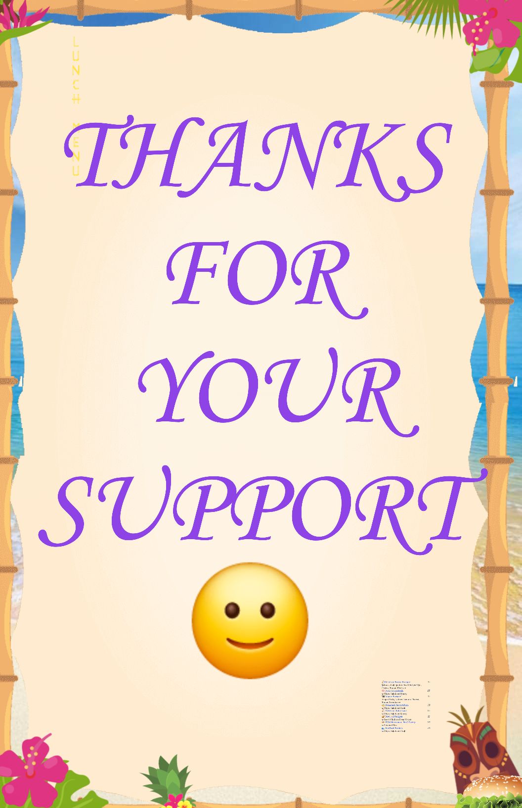 QR menu generated by lisi menu maker app.