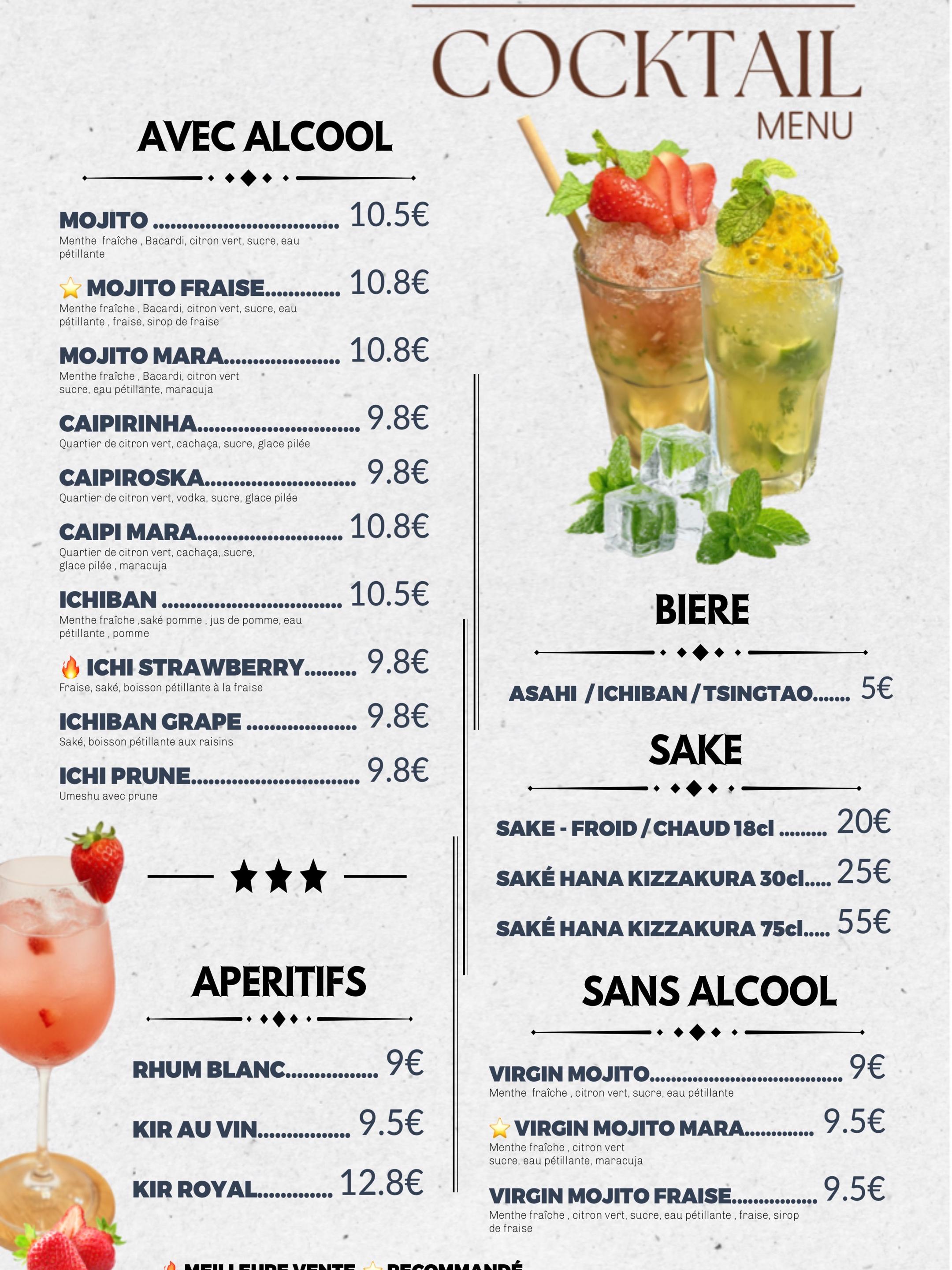 QR menu generated by lisi menu maker app.