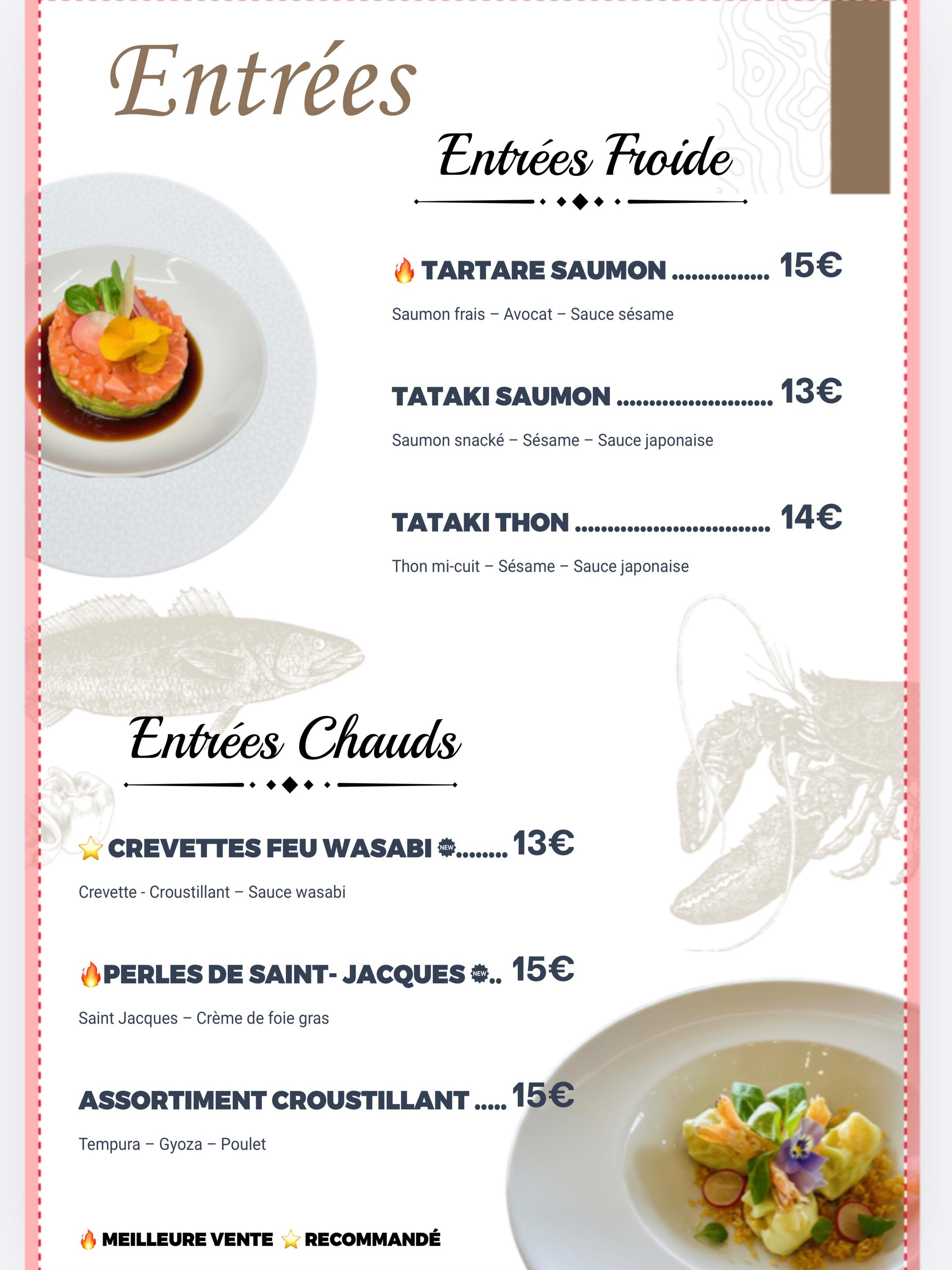 QR menu generated by lisi menu maker app.