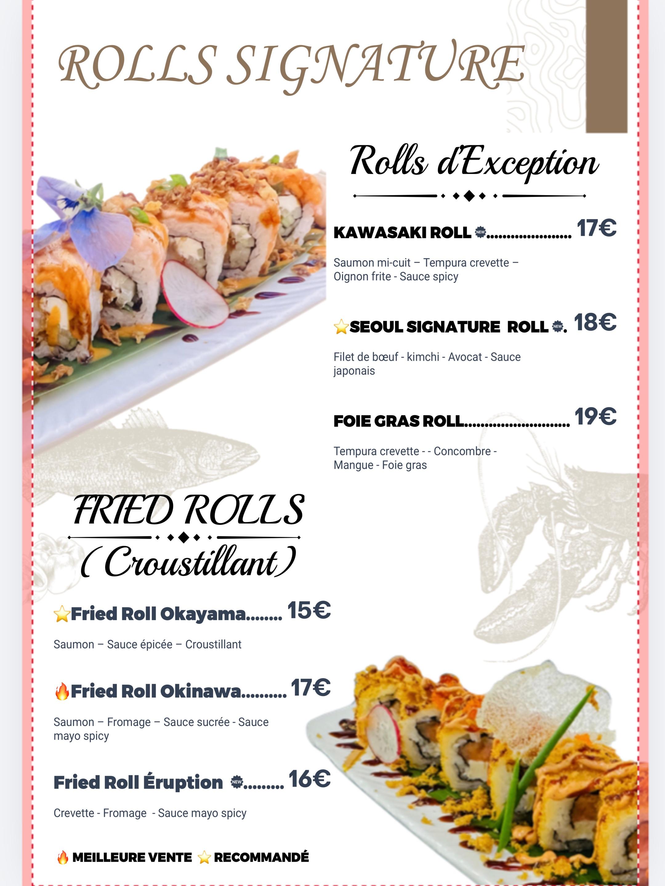 QR menu generated by lisi menu maker app.