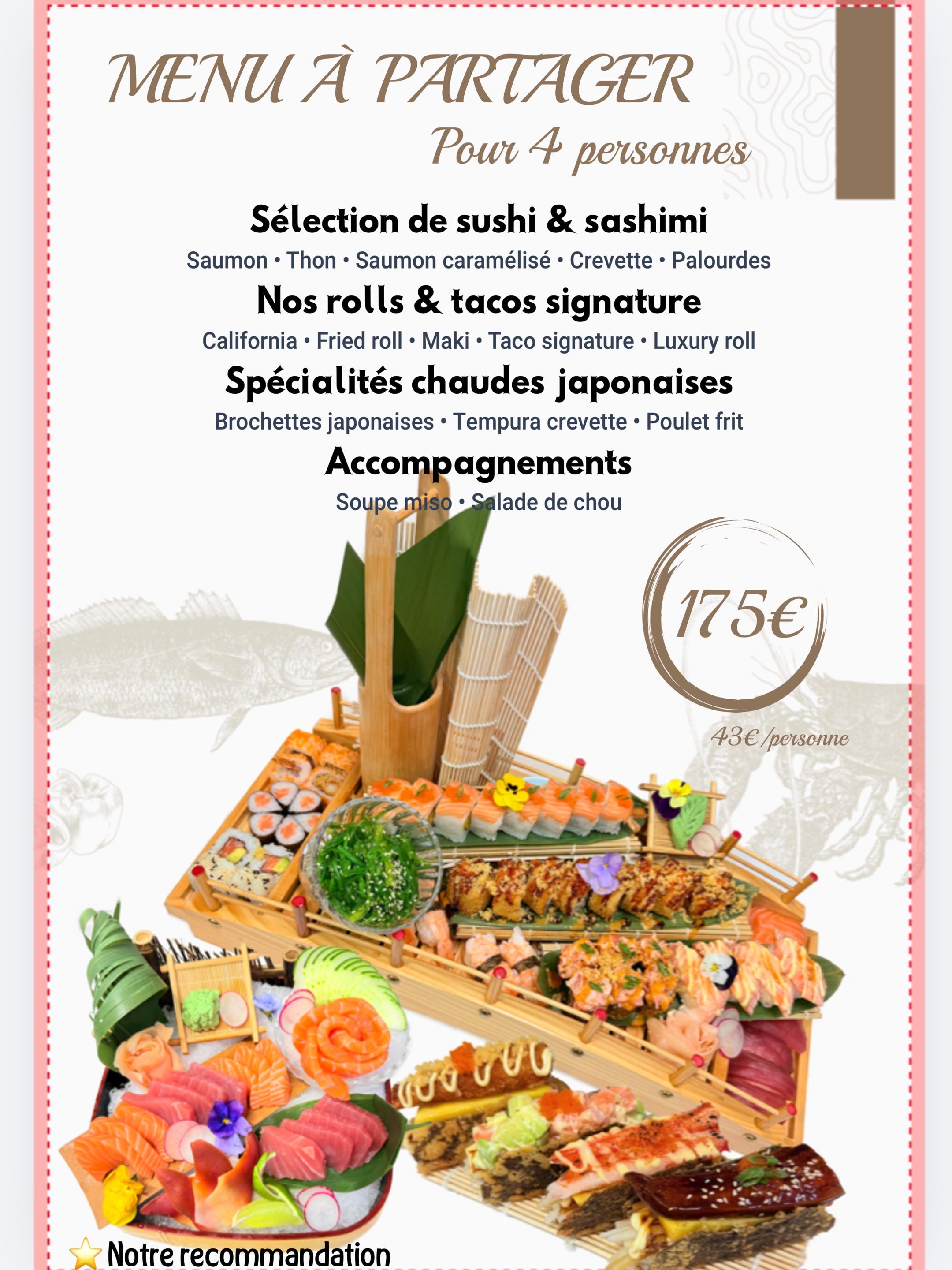 QR menu generated by lisi menu maker app.