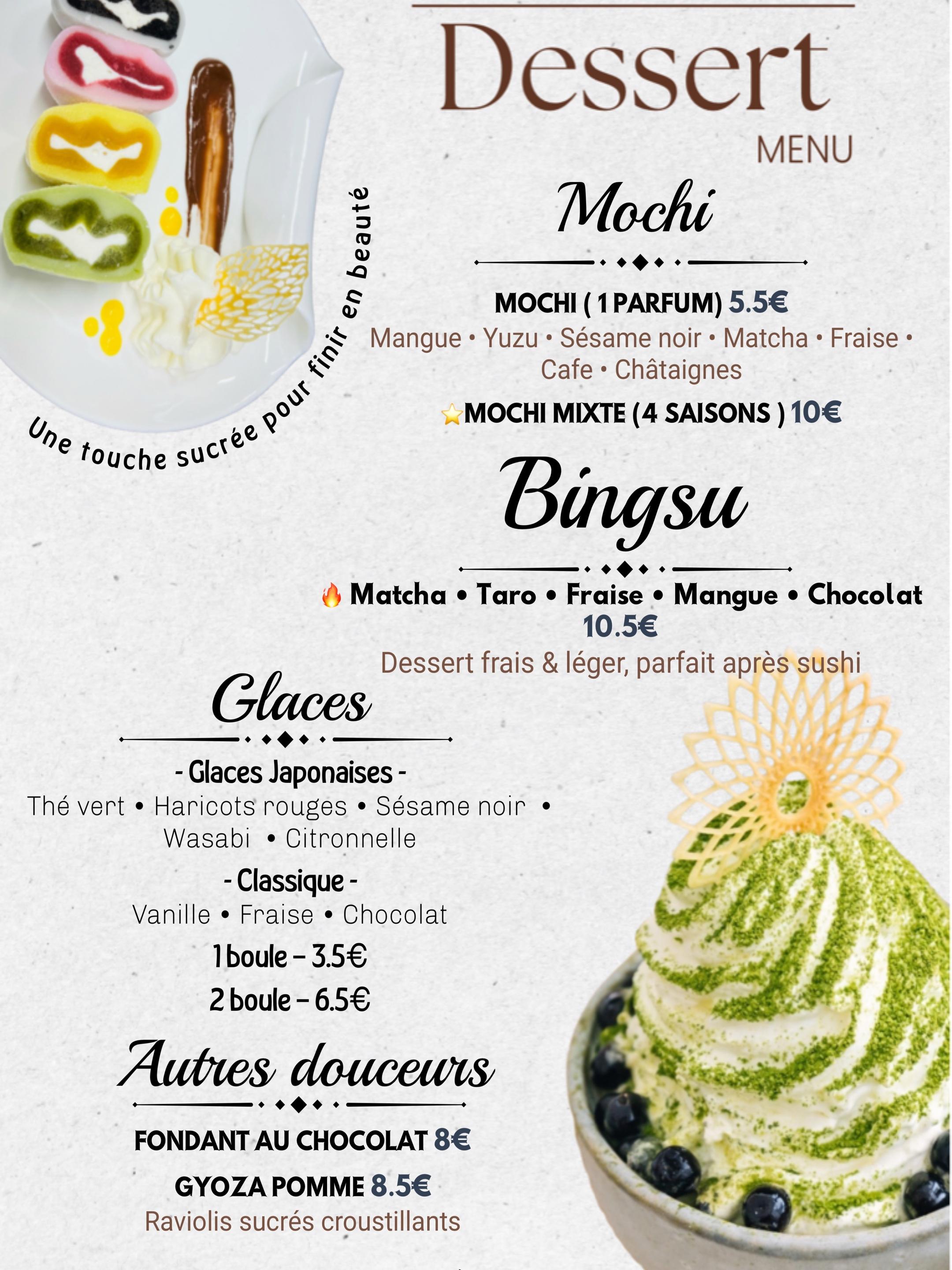 QR menu generated by lisi menu maker app.