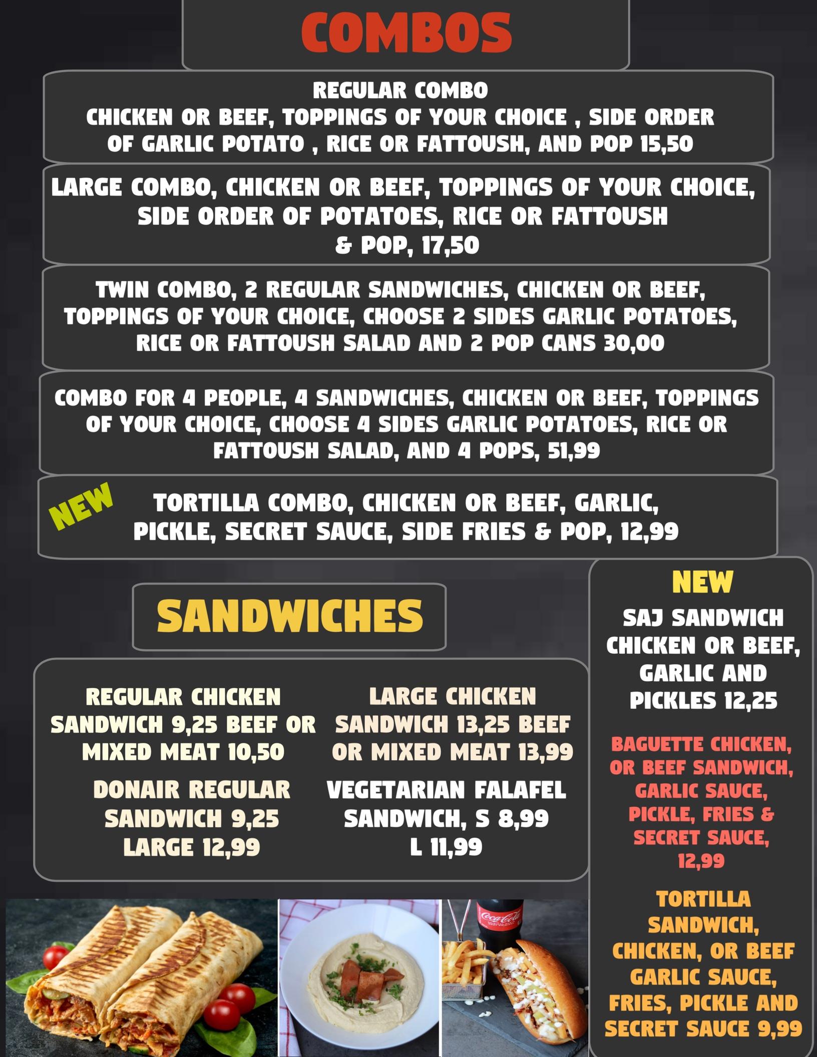 QR menu generated by lisi menu maker app.