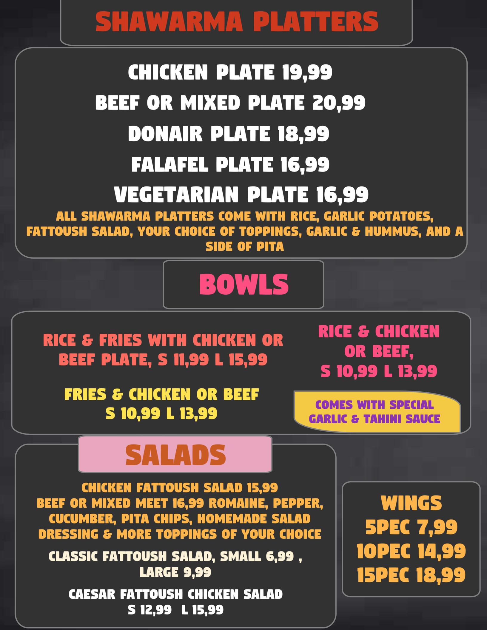 QR menu generated by lisi menu maker app.