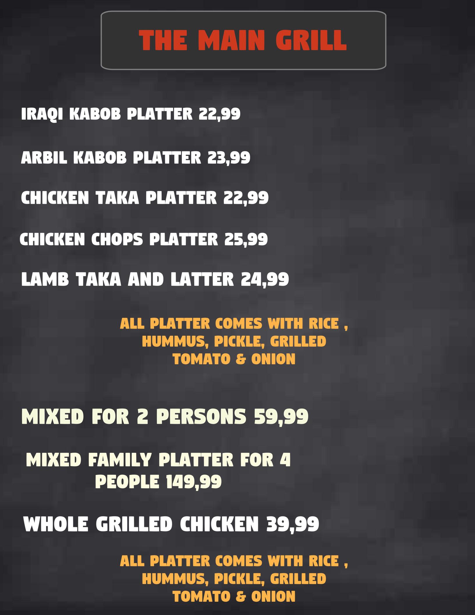 QR menu generated by lisi menu maker app.
