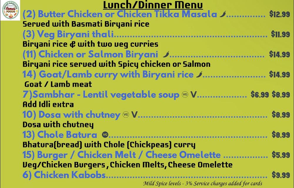 QR menu generated by lisi menu maker app.