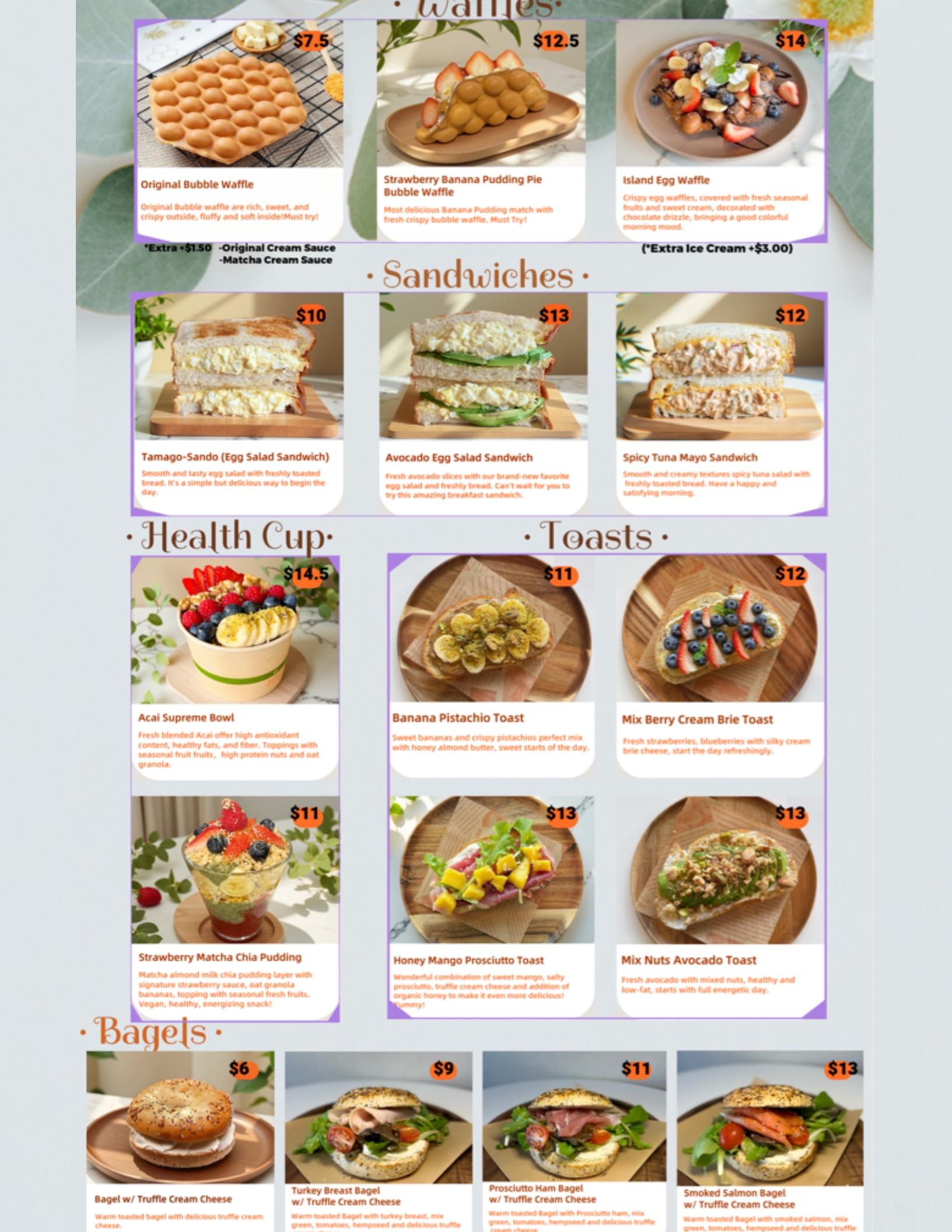 QR menu generated by lisi menu maker app.