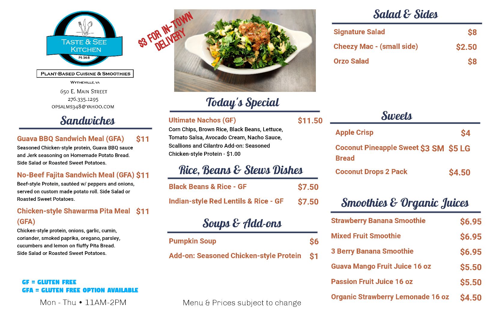 QR menu generated by lisi menu maker app.